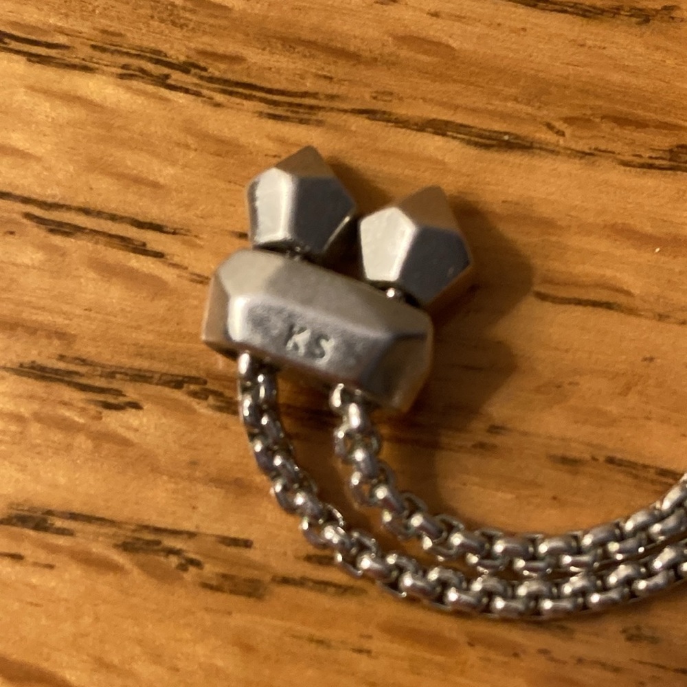 Kendra Scott Adjustable Multi Stone Silver Neckla… - image 3